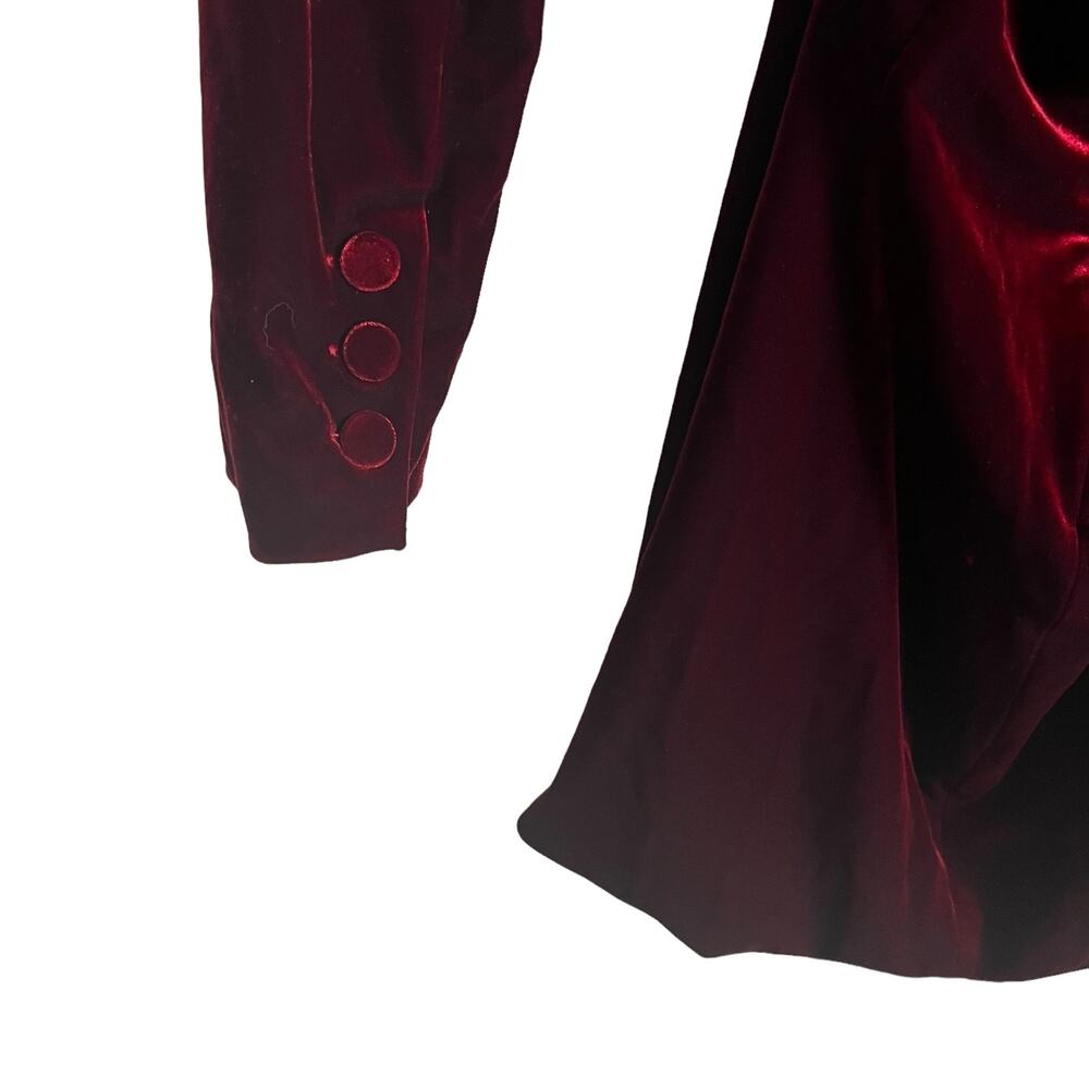 NICHOLAS Red Velvet Mini Dress - Picture 12 of 14